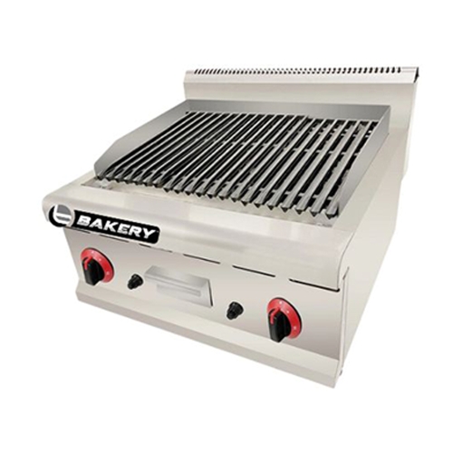 Bakery Stainless Steel Gas Char Rock Broiler (Table Top)